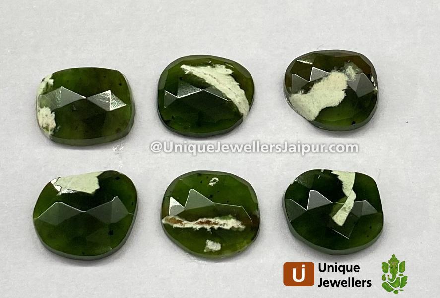 Chrome Chalcedony Rose Cut Slices